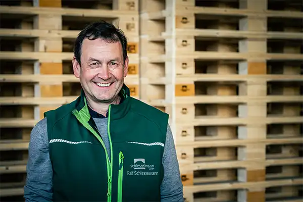 Montage der Halle Braunmiller Holzbau