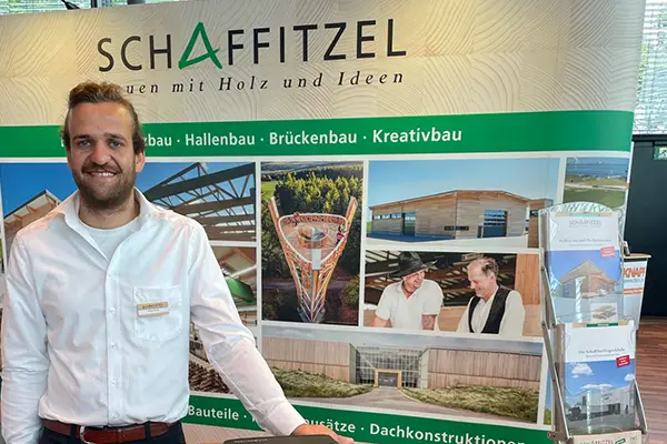 Paul Kunz, Vertrieb Brückenbau, auf dem SHK Stuttgart