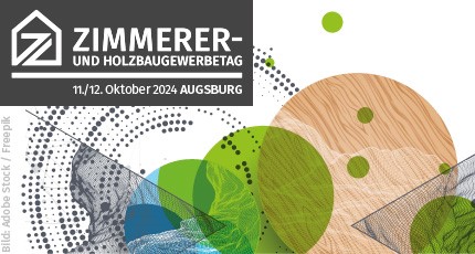Logo des Zimmerer- und Holzbaugewerbetag in Augsburg
